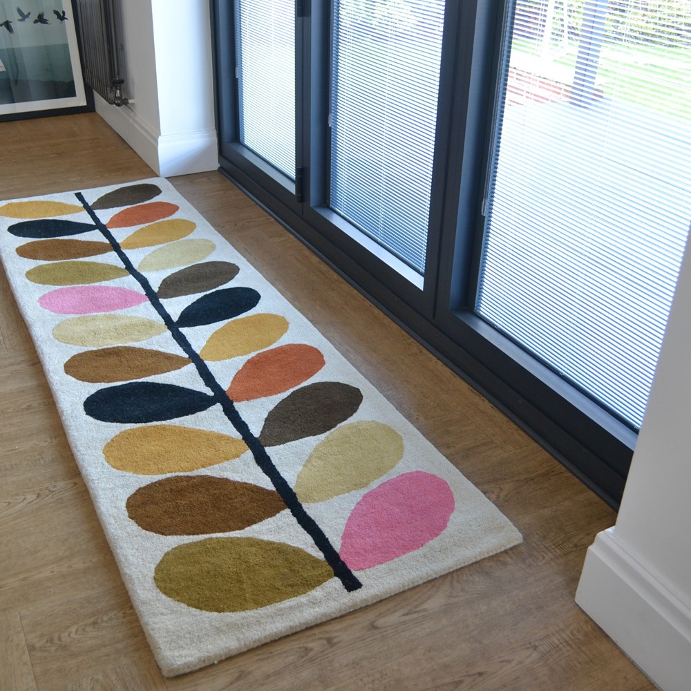 Multi Stem Runner Rugs 059503 in Autumn by Orla Kiely